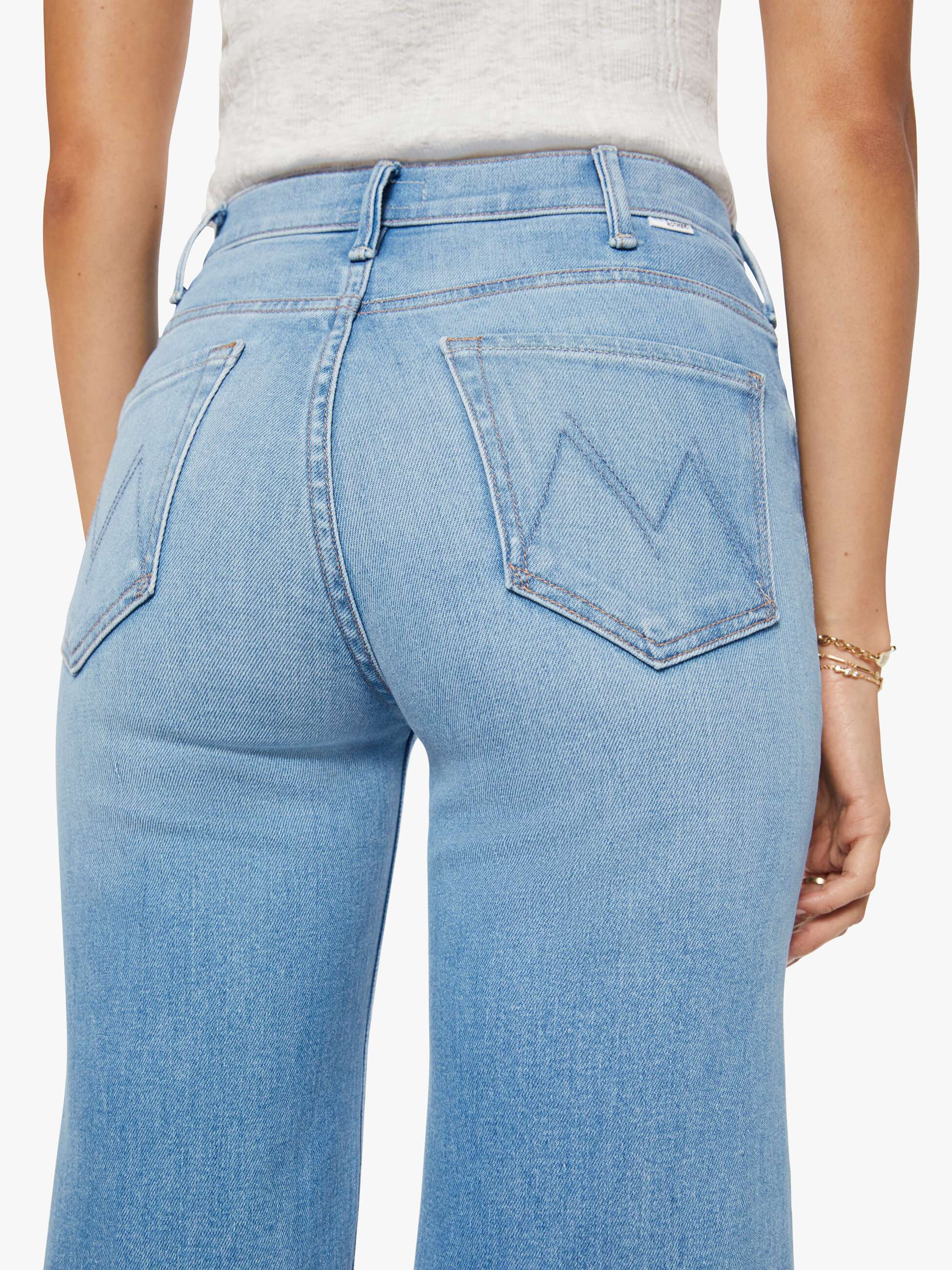 Jeans Mother The Hustler Roller Sneak
