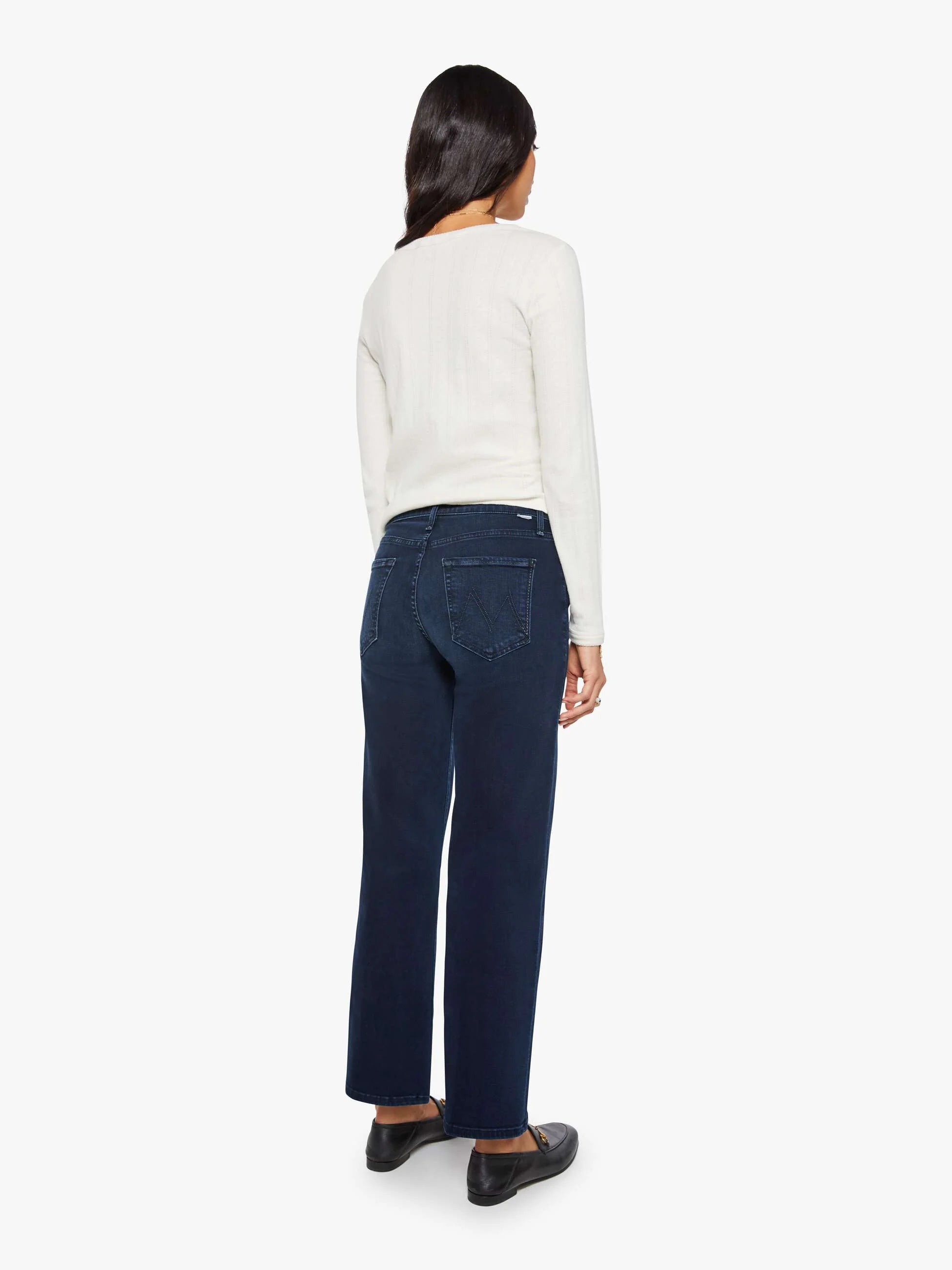 Jeans Mother The Mid Rise Rambler Zip Ankle