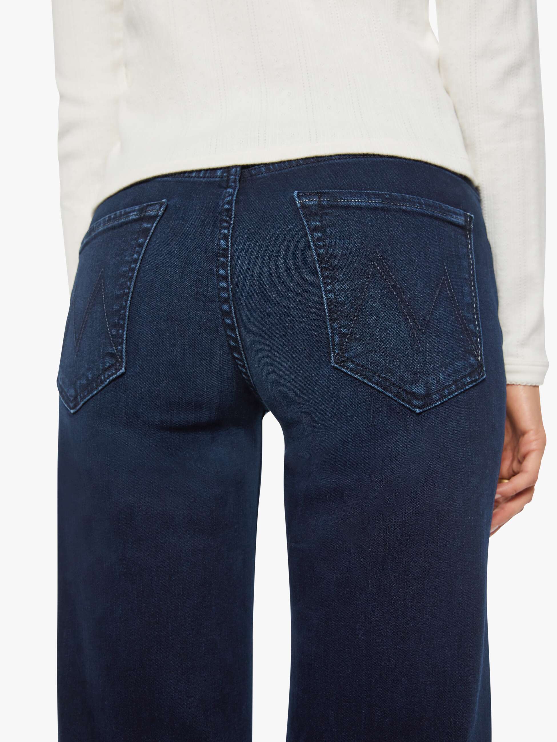 Jeans Mother The Mid Rise Rambler Zip Ankle