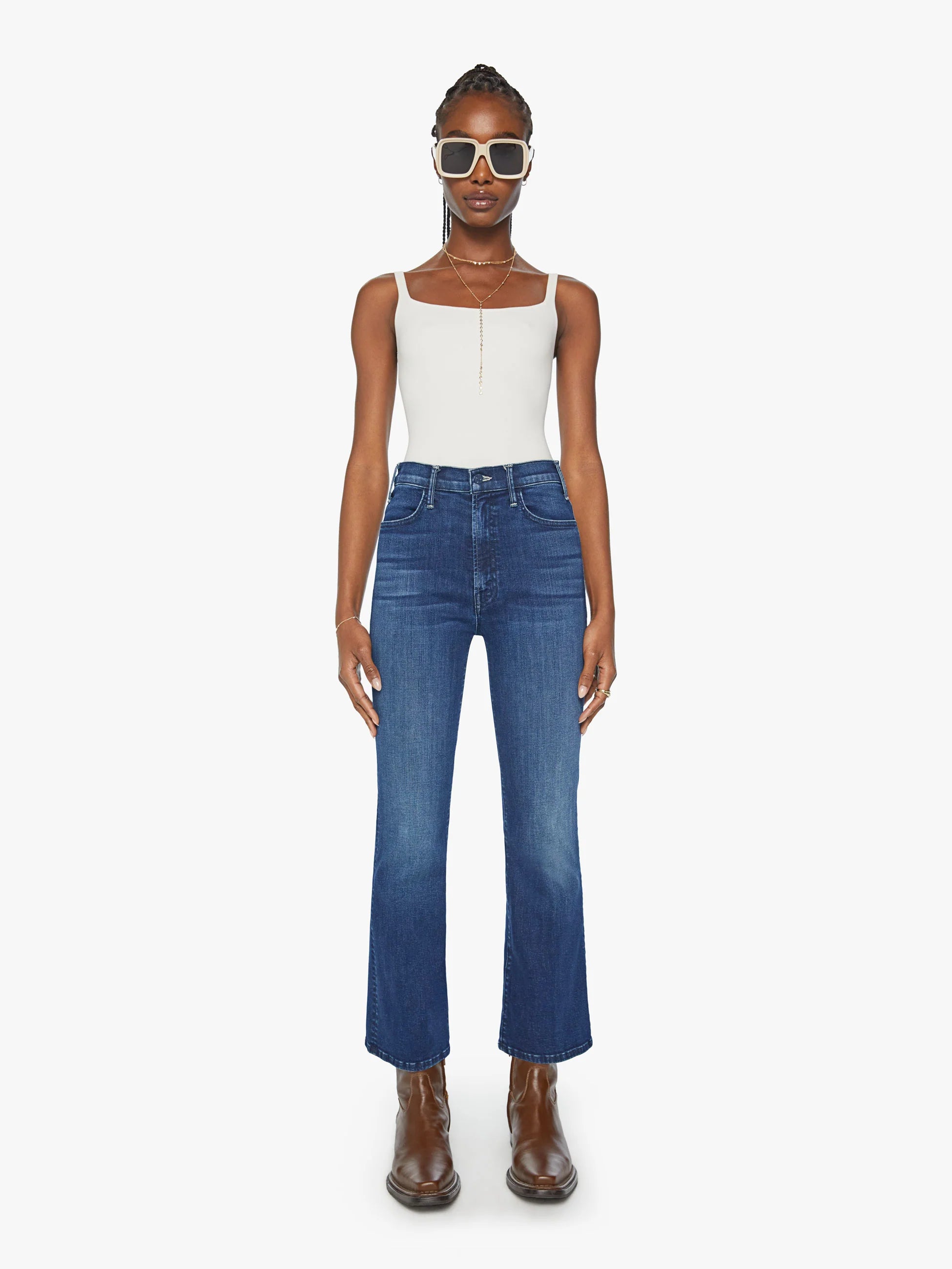 Jeans Mother The Hustler Ankle