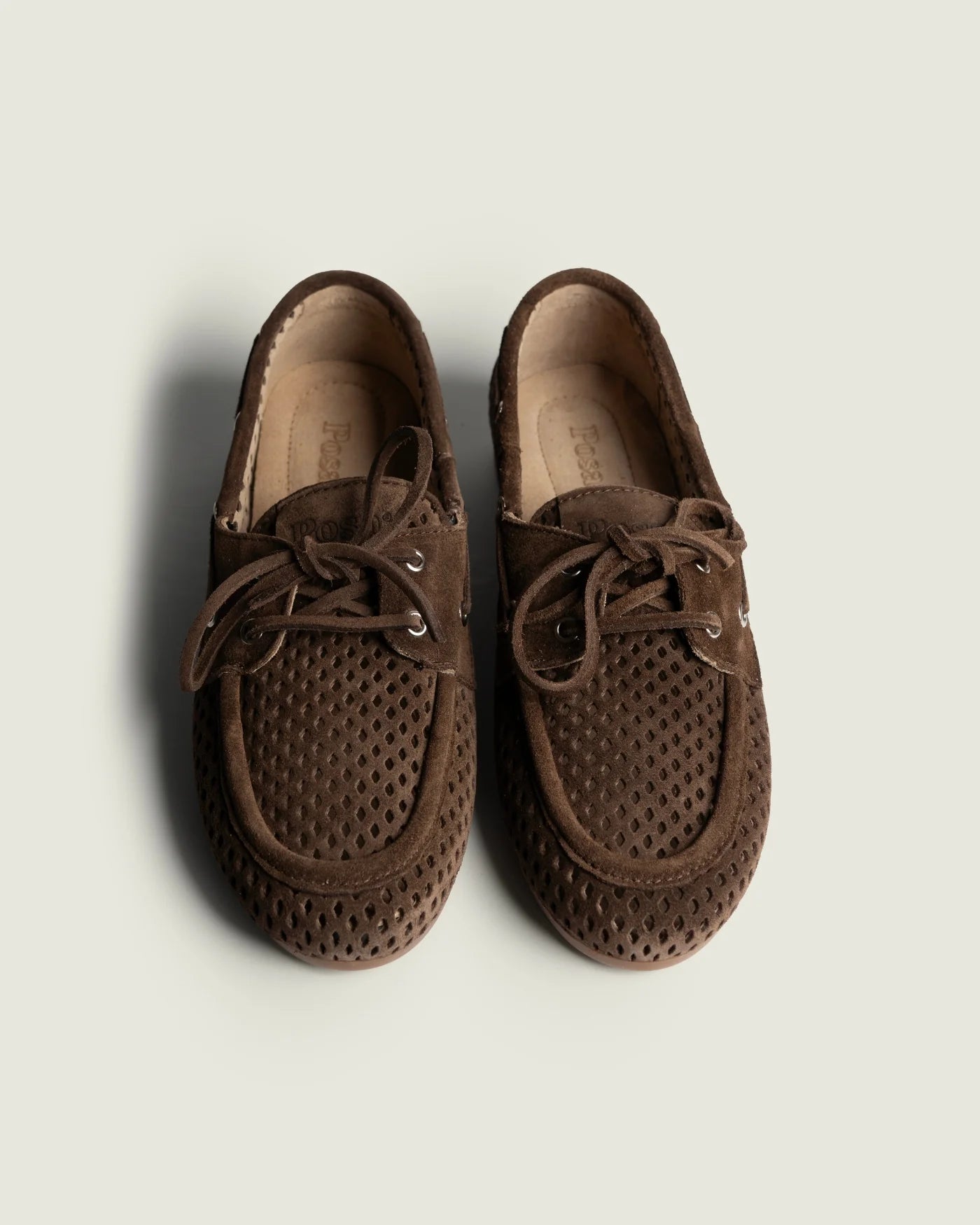 Boat Loafer Posa Suede Perforated