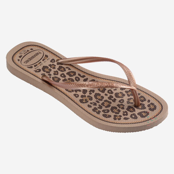 Havaianas Slim Animals Rose Gold