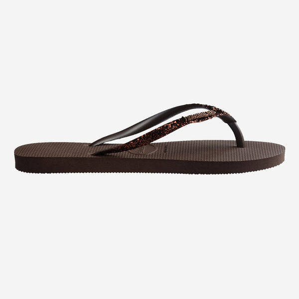 Havaianas Slim Glitter II Dark Brown