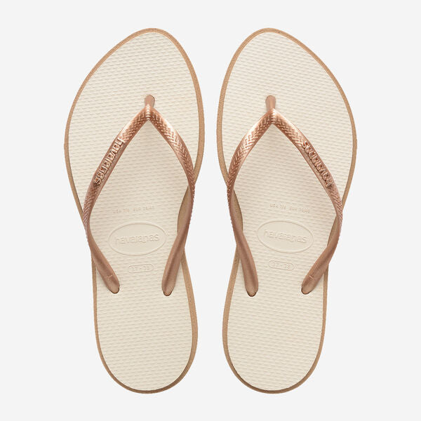 Havaianas Slim Point Rose Gold/Beige