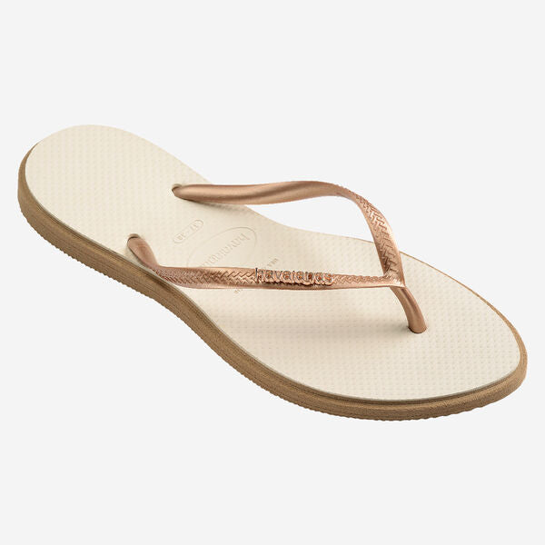Havaianas Slim Point Rose Gold/Beige