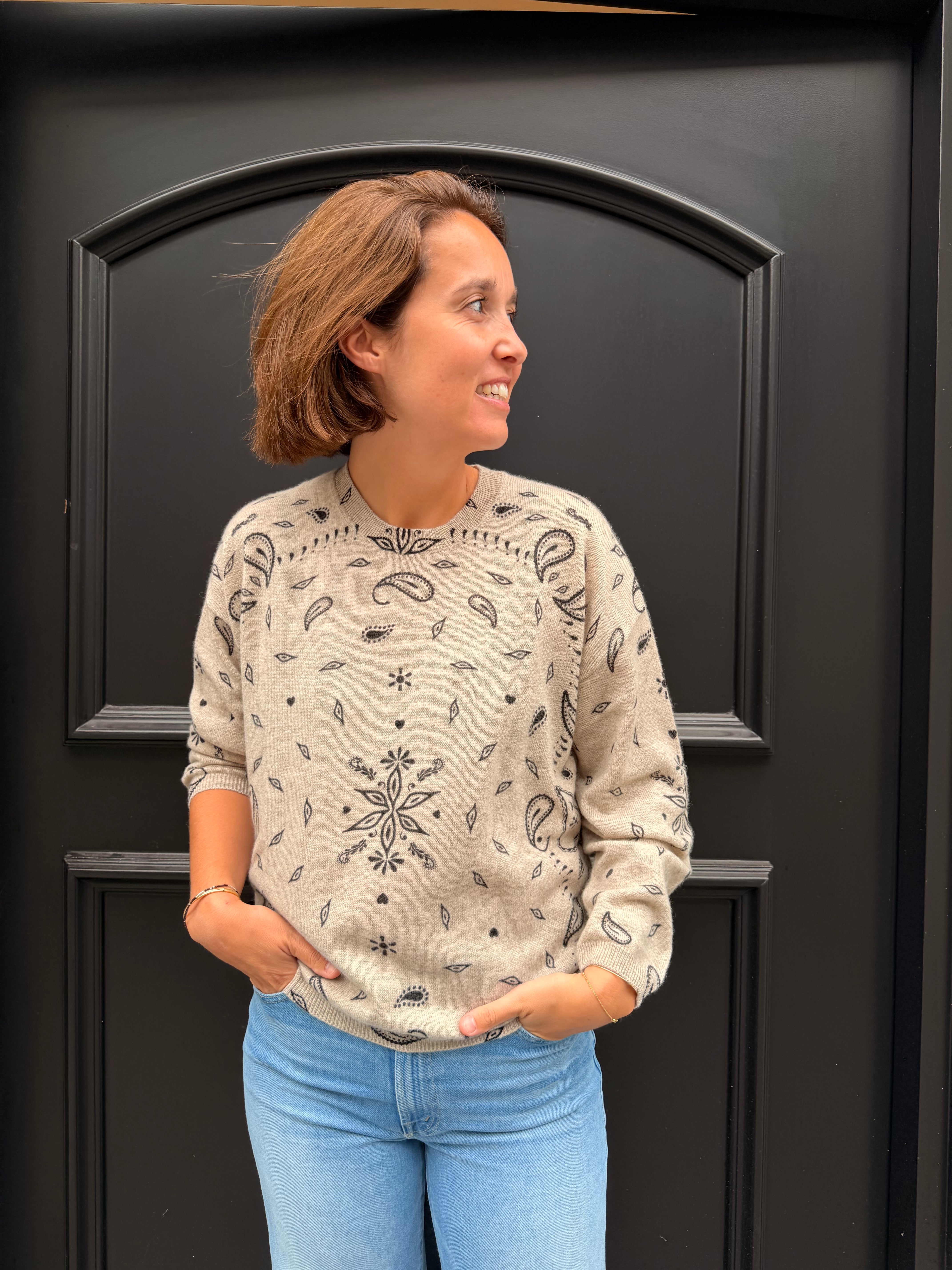 Pull Absolut Cashmere Ariane Print