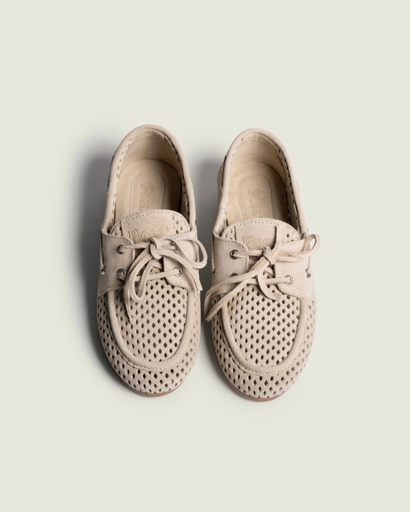 Boat Loafer Posa Suede Perforated