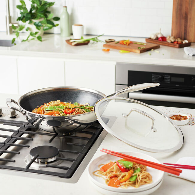Wok Zwilling Peak met Glasdeksel 30cm PROMO!!!