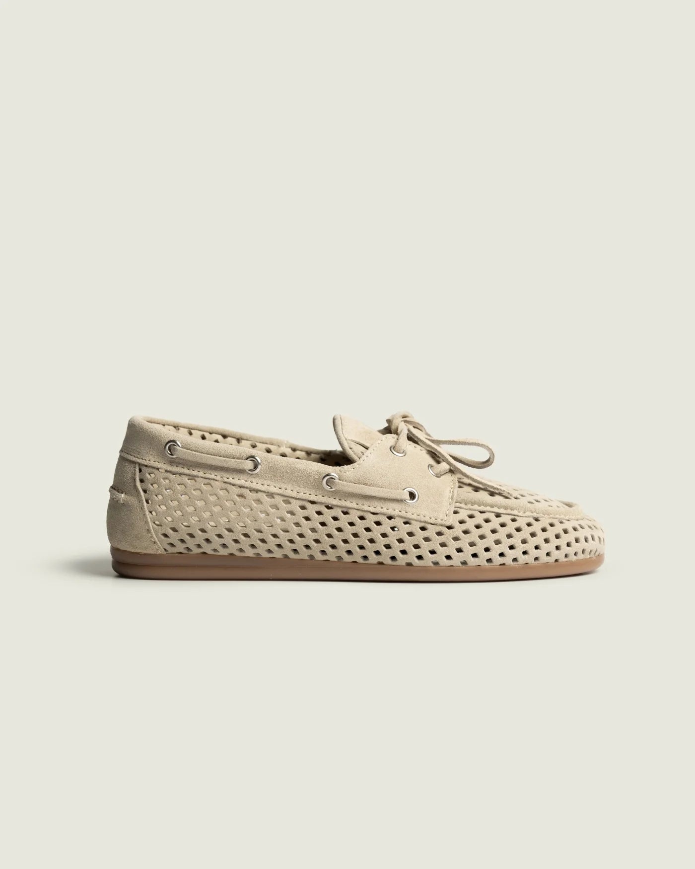 Boat Loafer Posa Suede Perforated