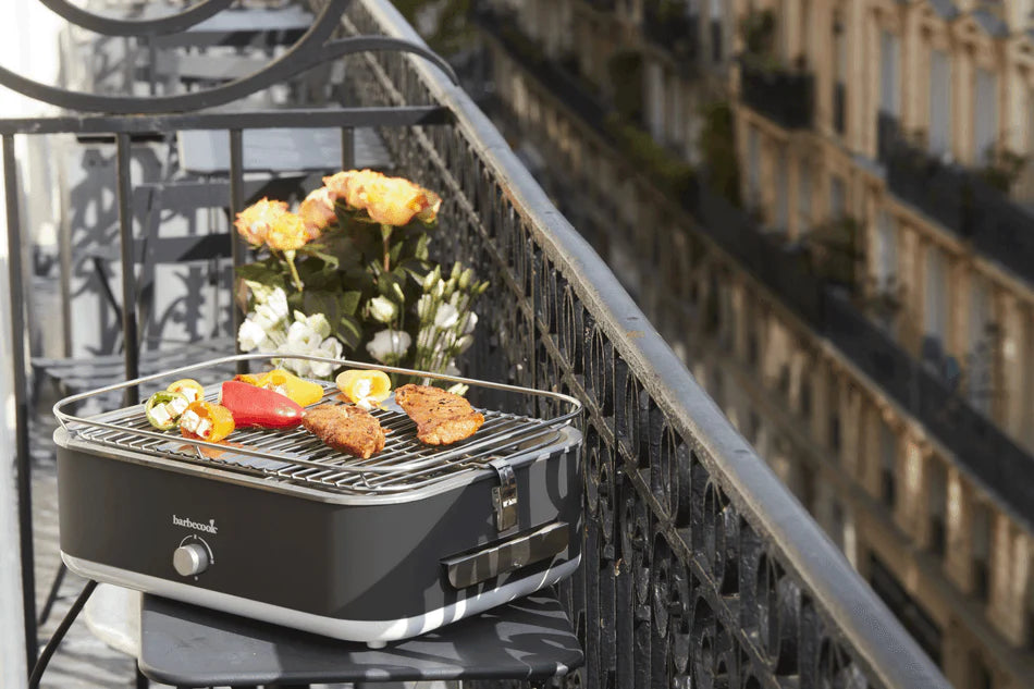 Barbecue E-Carlo Electrische Tafelgrill Midnight Grey