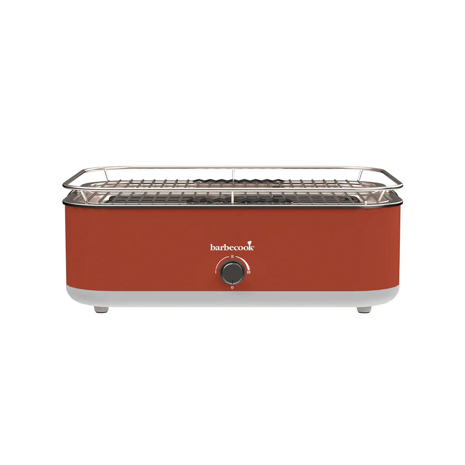 Barbecue E-Carlo Electrische Tafelgrill Red
