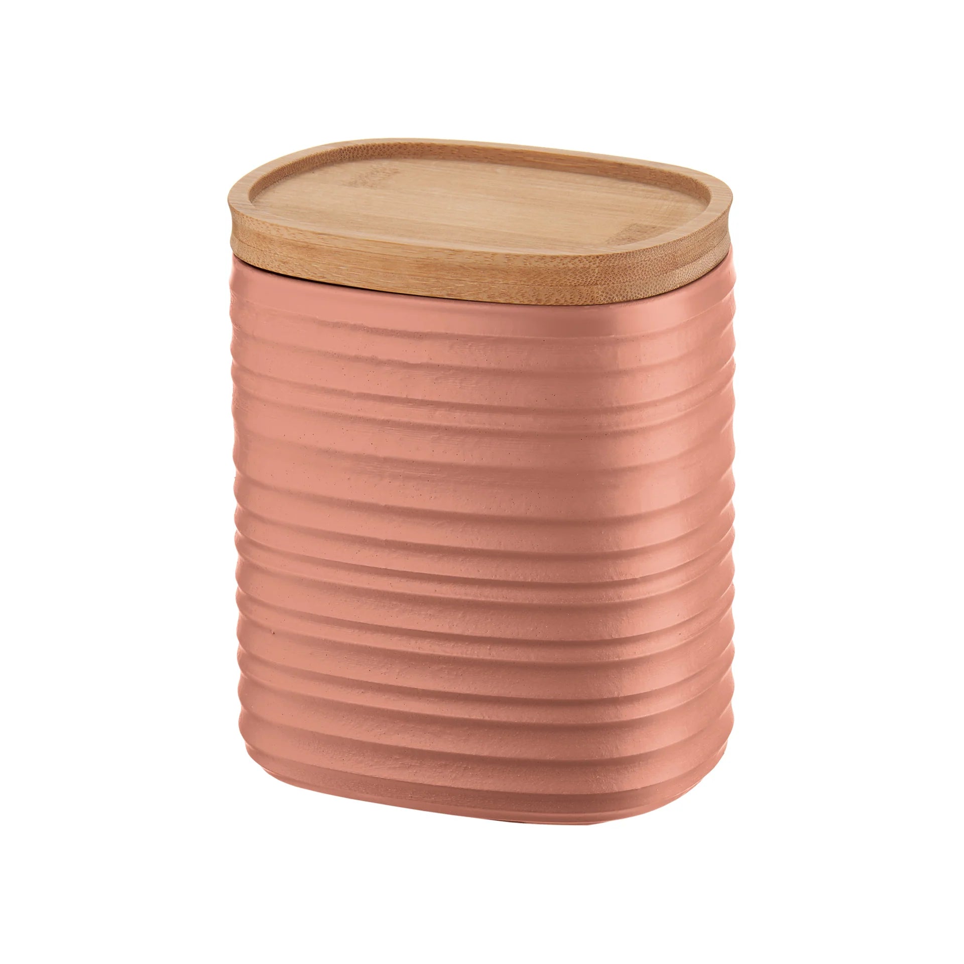 Bewaardoos Tierra Guzzini met Bamboe Deksel M Terracotta