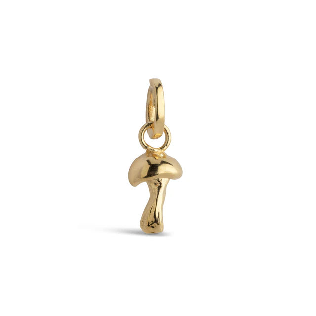 Charm Enamel Adventurous Mushroom