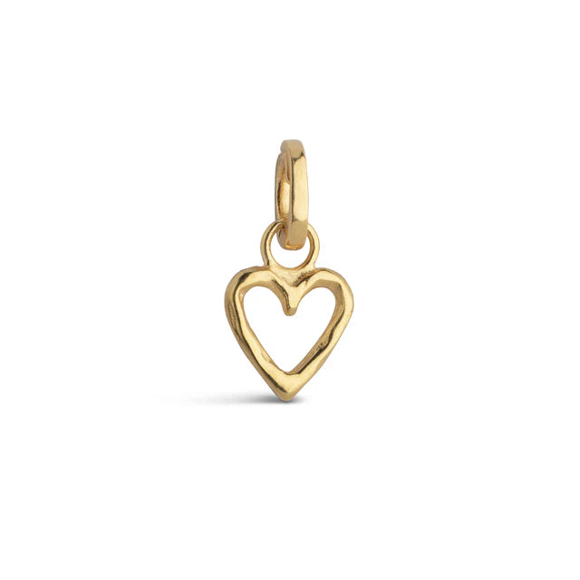 Charm Enamel Organic Heart