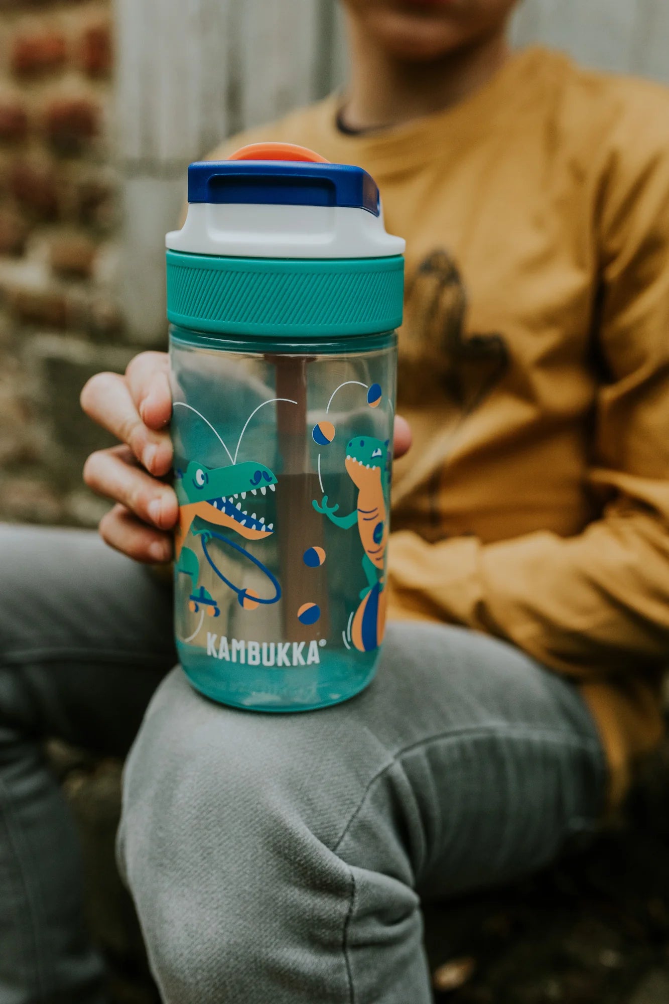 Drinkfles Lagoon Kids 400ml Juggling Dino