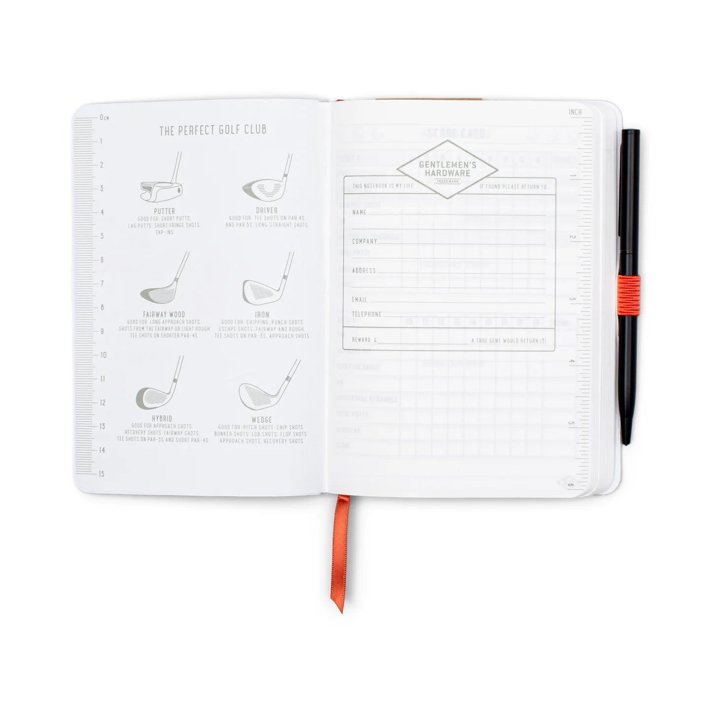 Notitieboekje Golf Notebook