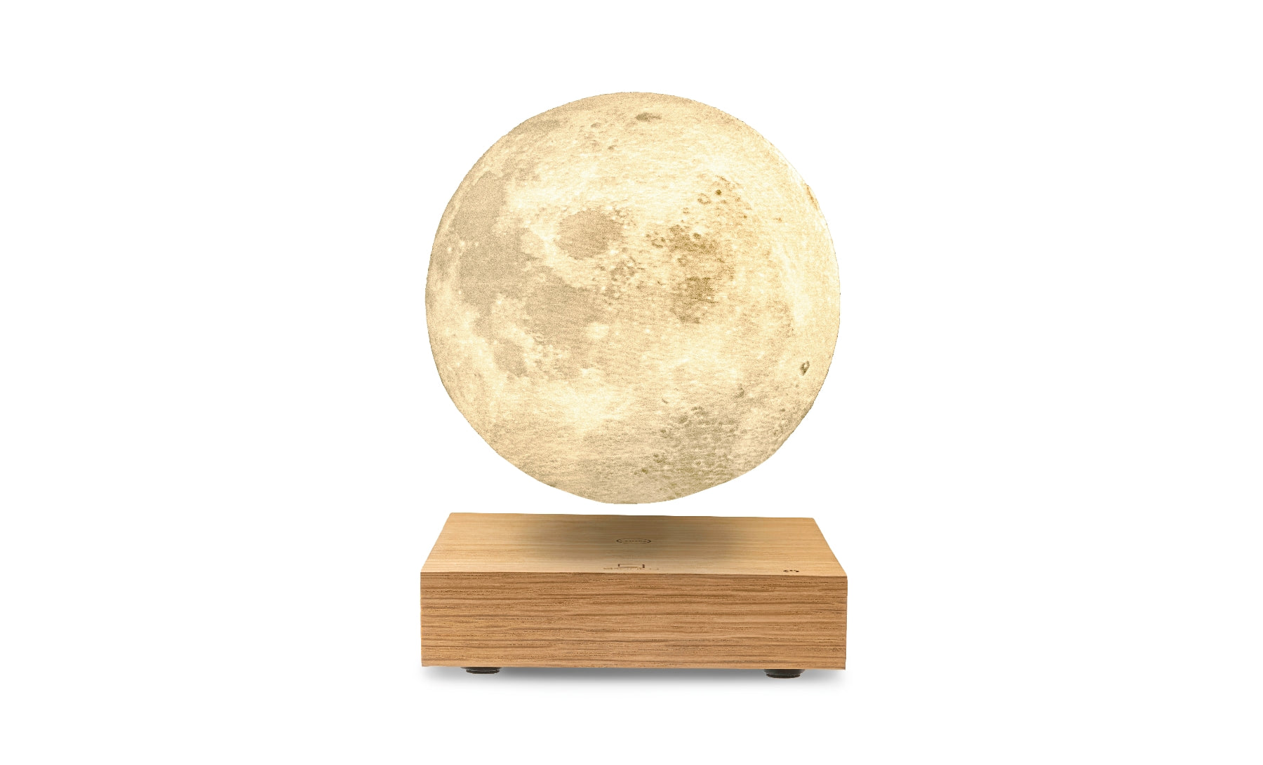 Lamp Gingko Smart Moon Light Ahorn Wood