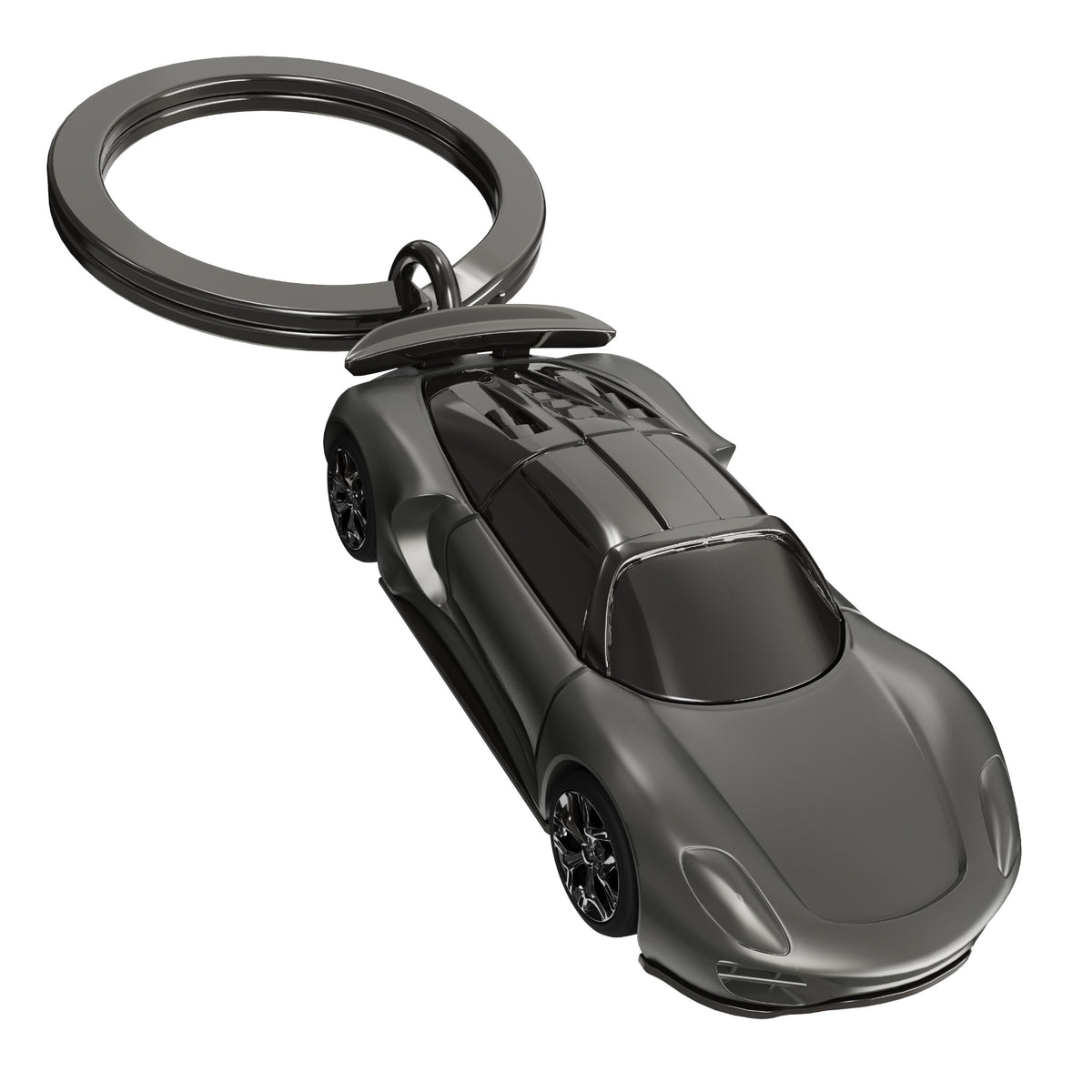 Sleutelhanger On The Road Collection Black Supercar
