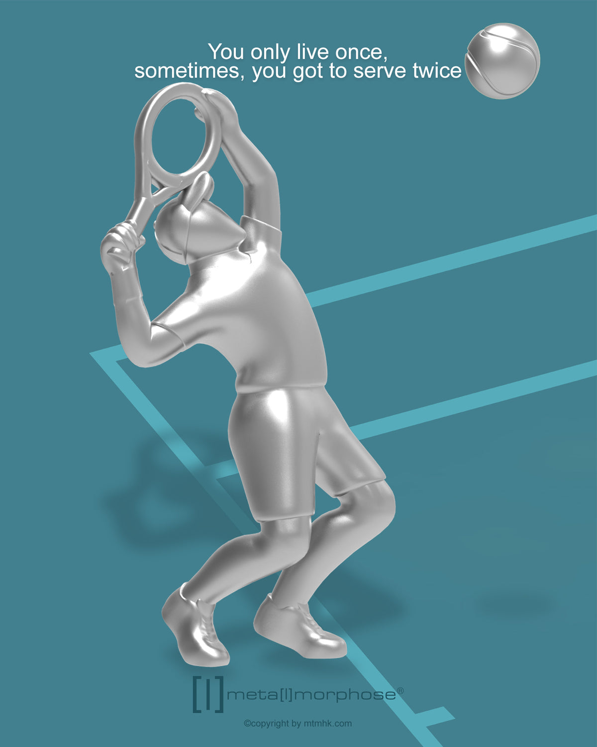 Sleutelhanger Sport Collection Tennis Player