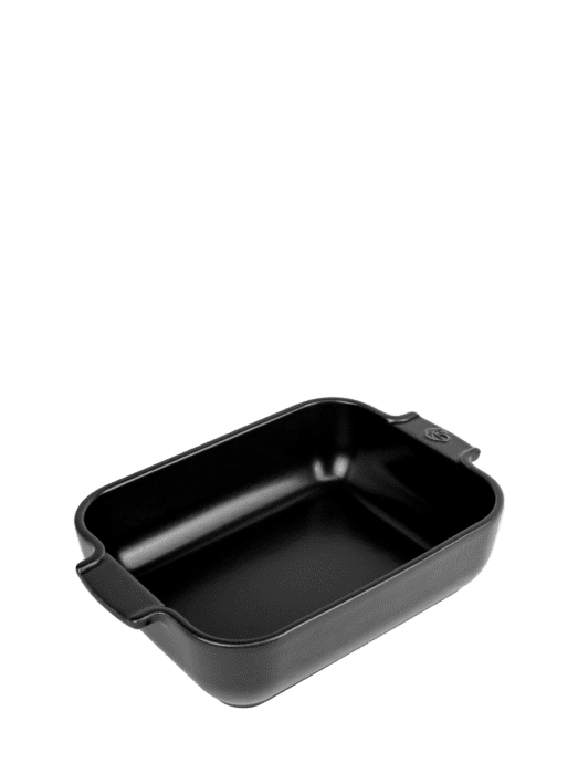 Ovenschaal Appolia Rechthoekig 25cm Zwart Satijn