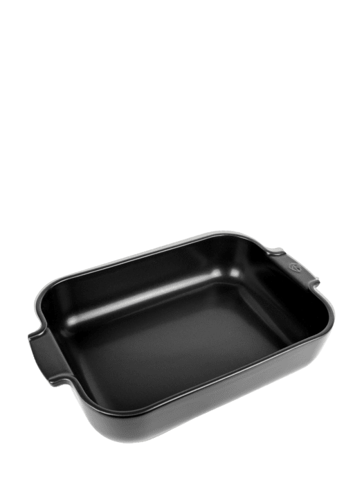 Ovenschaal Appolia Rechthoekig 32cm Zwart Satijn