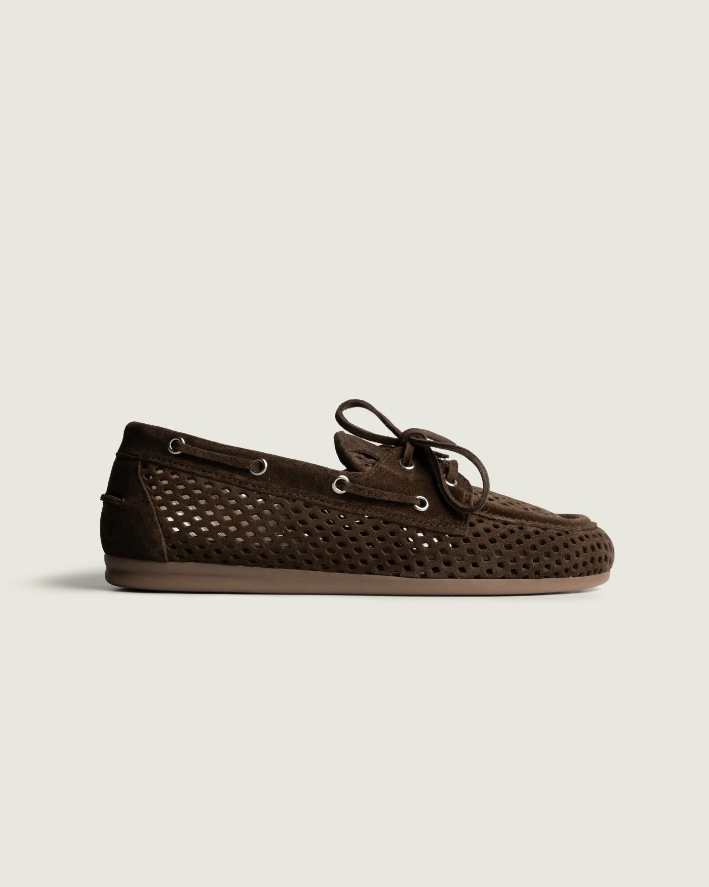 Boat Loafer Posa Suede Perforated