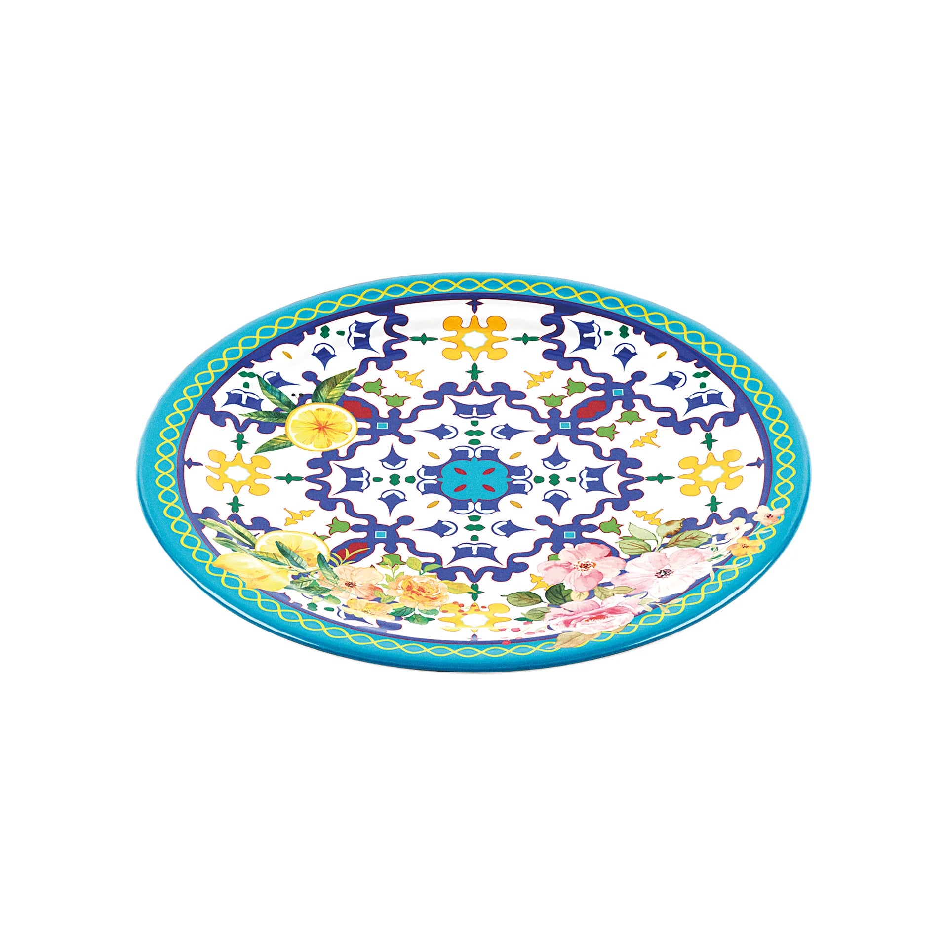 Bord Flower & Lemon Medium 21,5cm