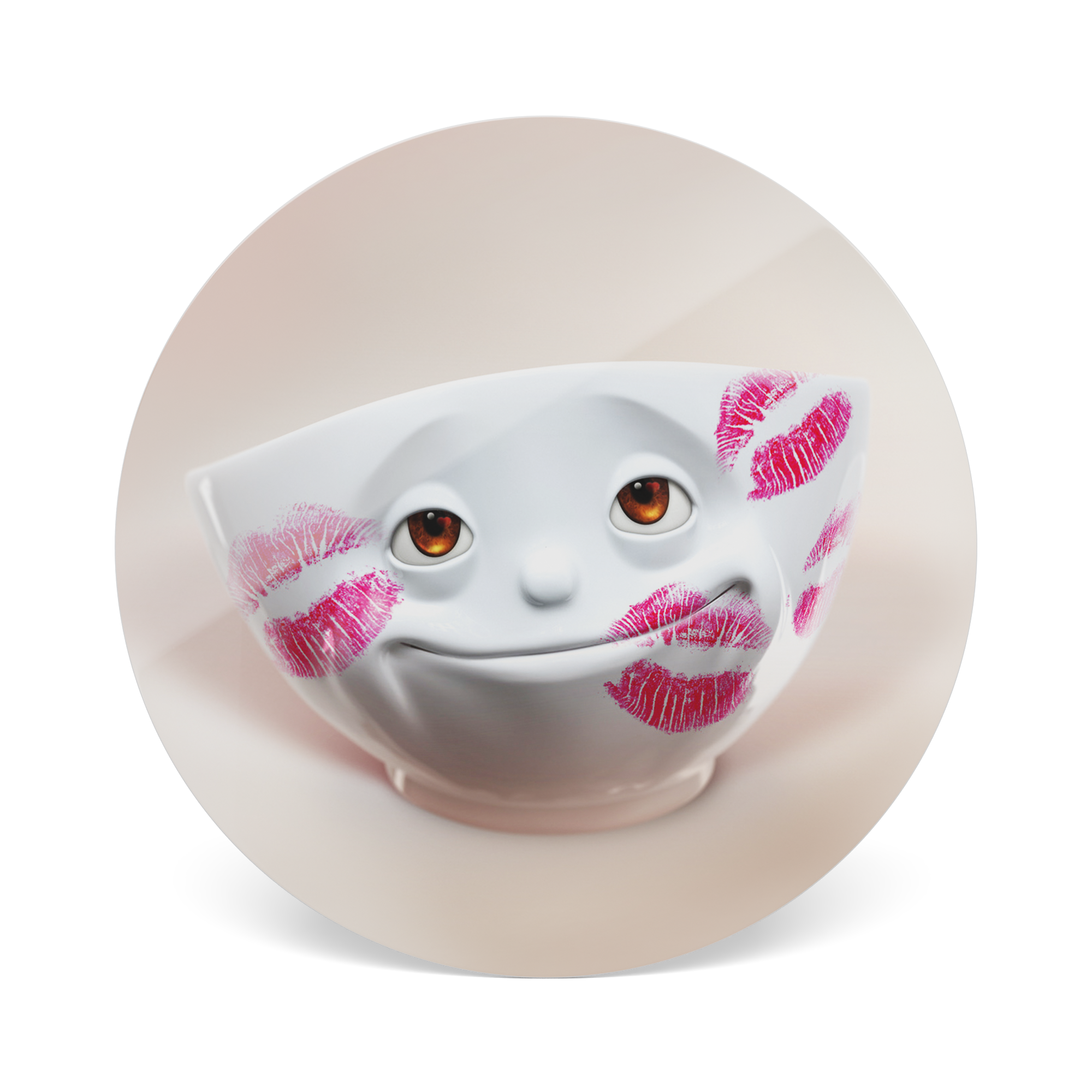 Potonderzetter Tassen Trivet Kissed