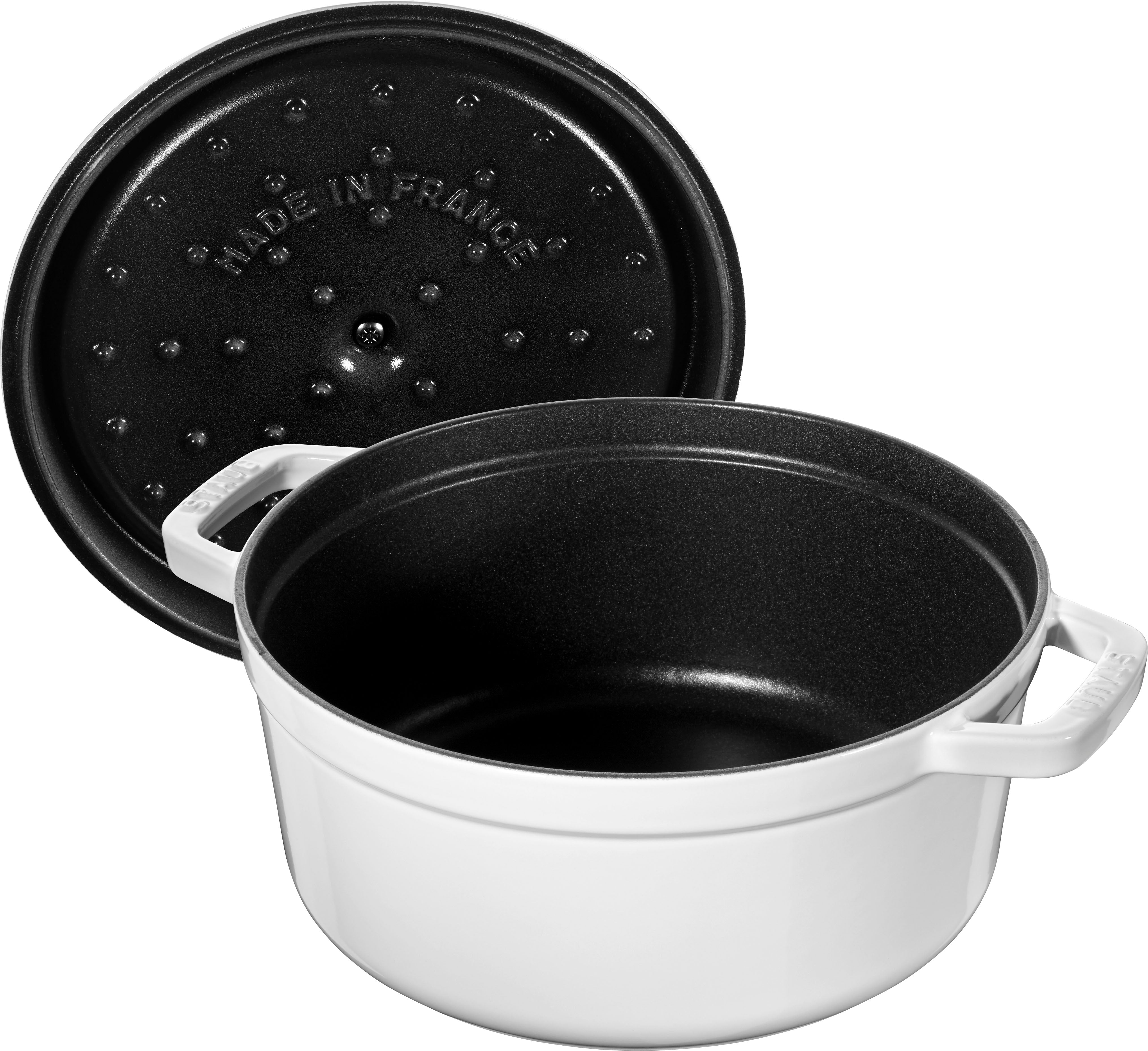 Cocotte Staub Rond 28cm White BLACK FRIDAY