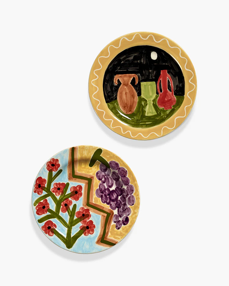 Borden Santiago De Borja 02 Dreams of Delicia D25,8 H2,9 cm set 2 Mix