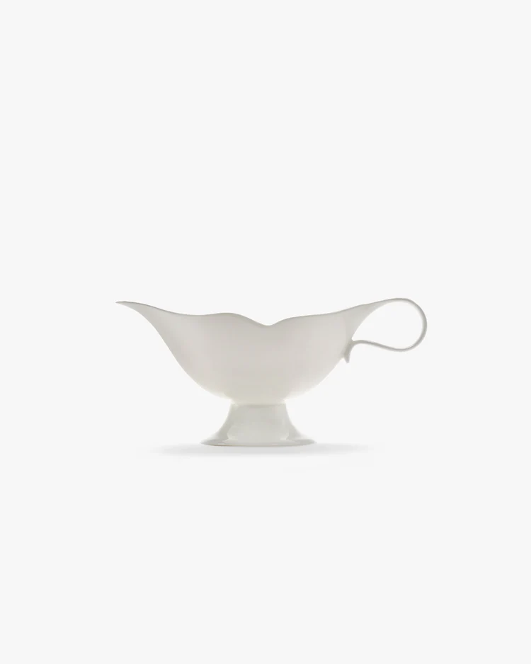 Sauskom Lips Gravy Boat L20 B7,5 H8,5 cm Wit
