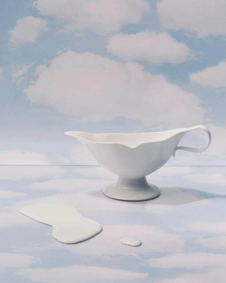 Sauskom Lips Gravy Boat L20 B7,5 H8,5 cm Wit