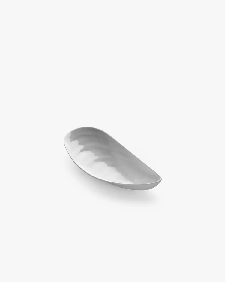 Schaal Marcel S L17,5 B7,5 H3 cm Wit