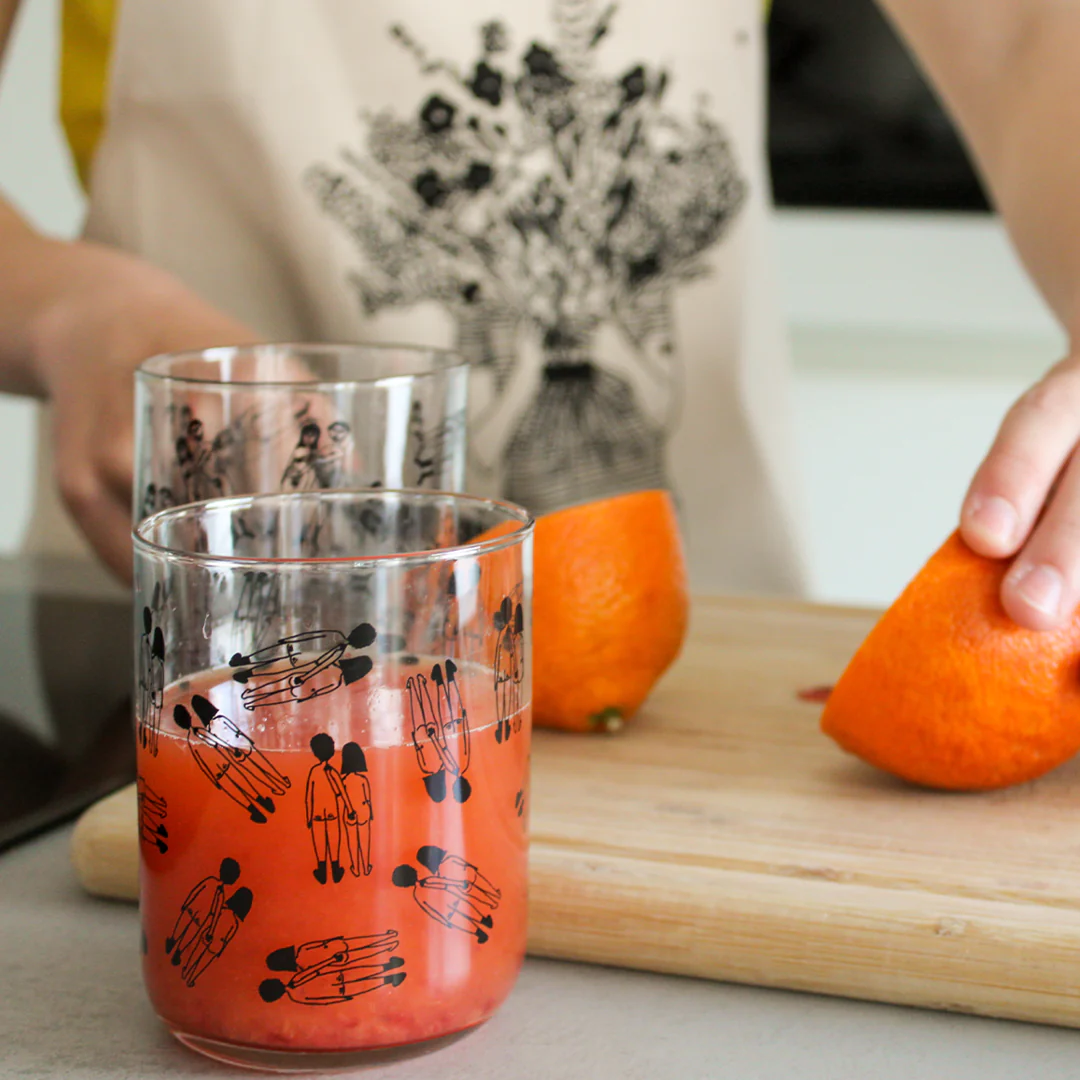 Waterglas Helen B Naked Couple Back Set 4