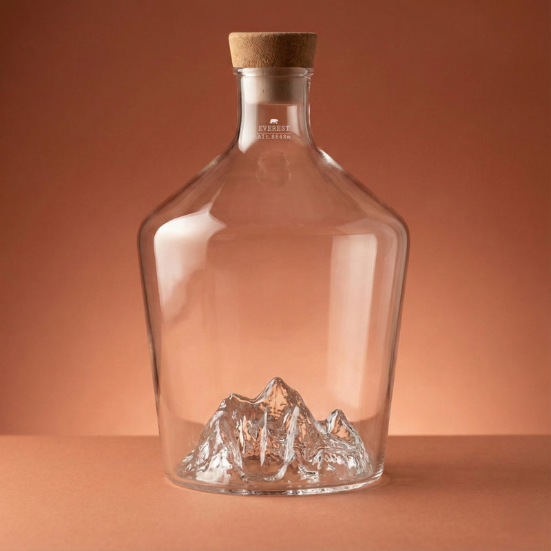 Karaf Whiskey Decanter Topographic Mount Everest