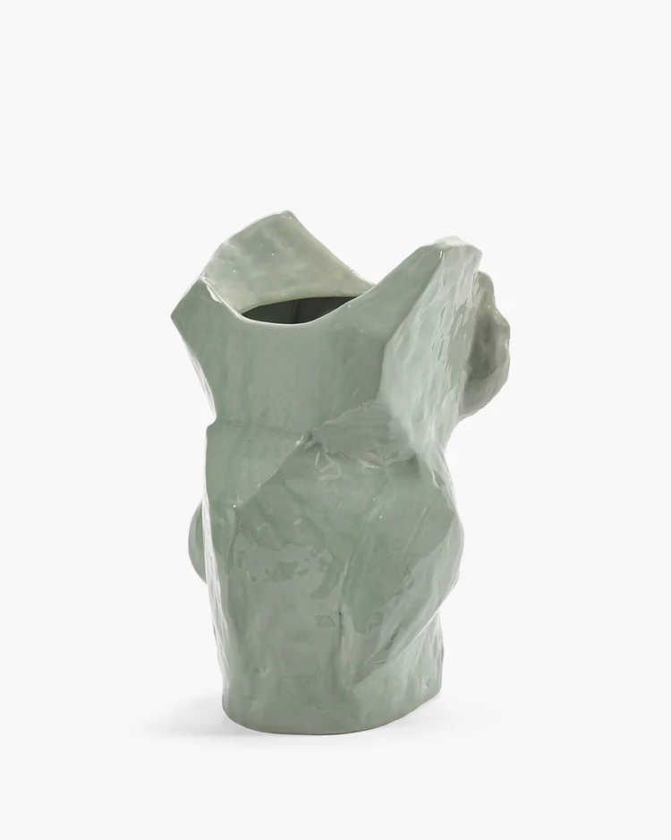 Vaas After Midnight L L19,5 B19,5 H30 cm Lichtblauw