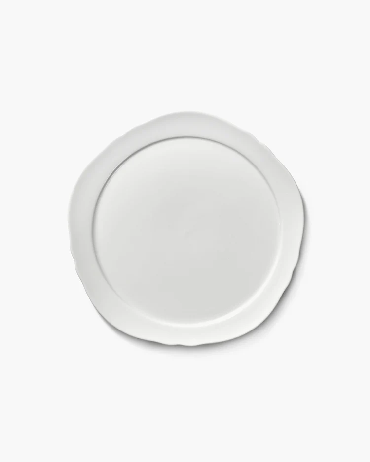 Bord Silhouette XL D27,2 H1,3 cm Wit