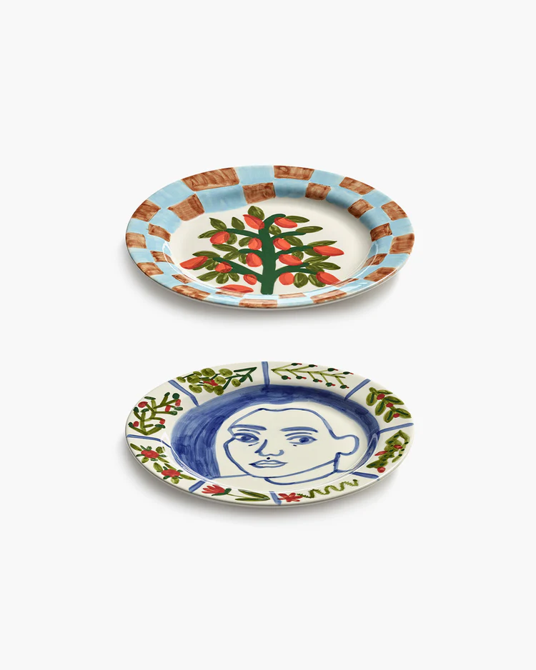 Borden Santiago De Borja 05 Inti Munay D25,8 H2,9 cm set 2 Mix