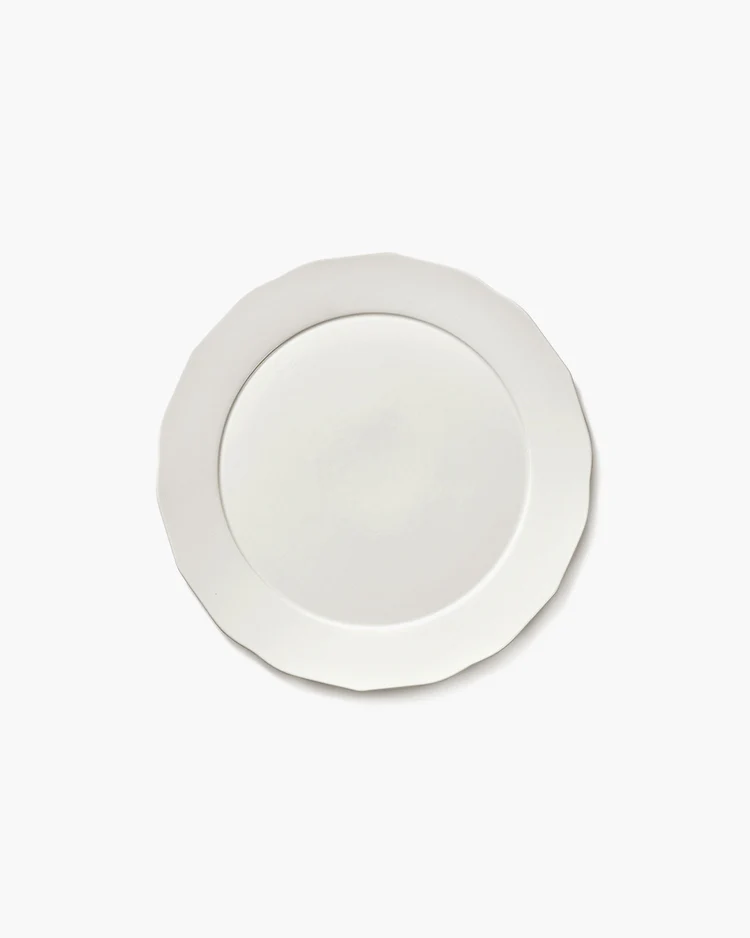 Bord Silhouette L D26 H1,5 cm Wit