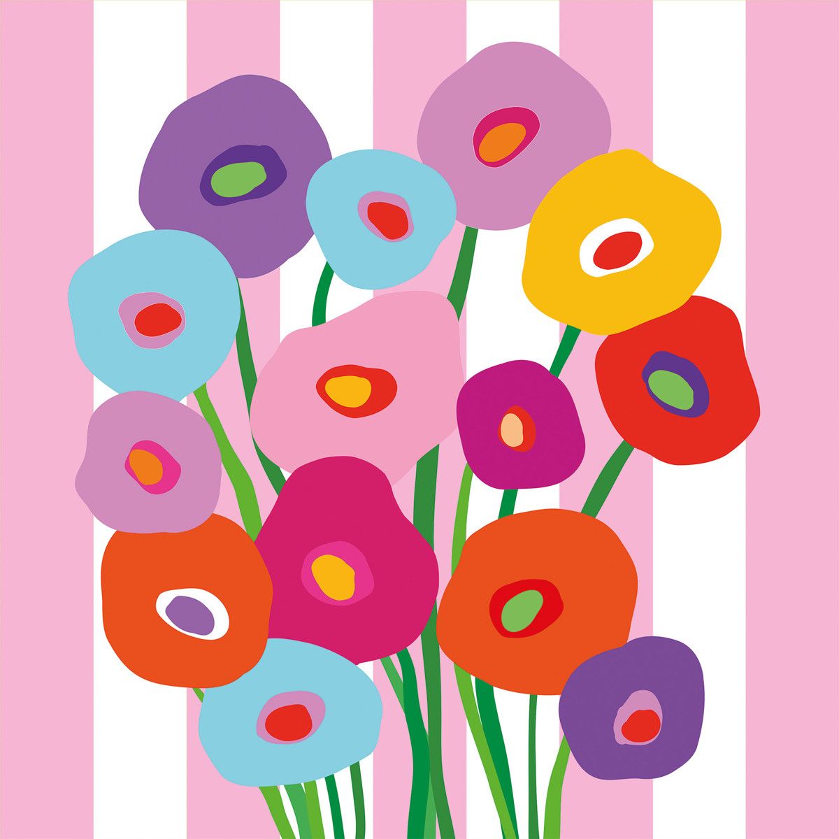 Serviet Papier PPD Groot Mix New