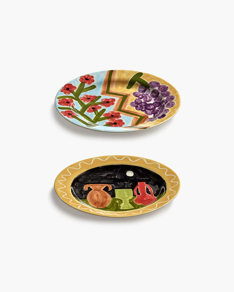 Borden Santiago De Borja 02 Dreams of Delicia D25,8 H2,9 cm set 2 Mix