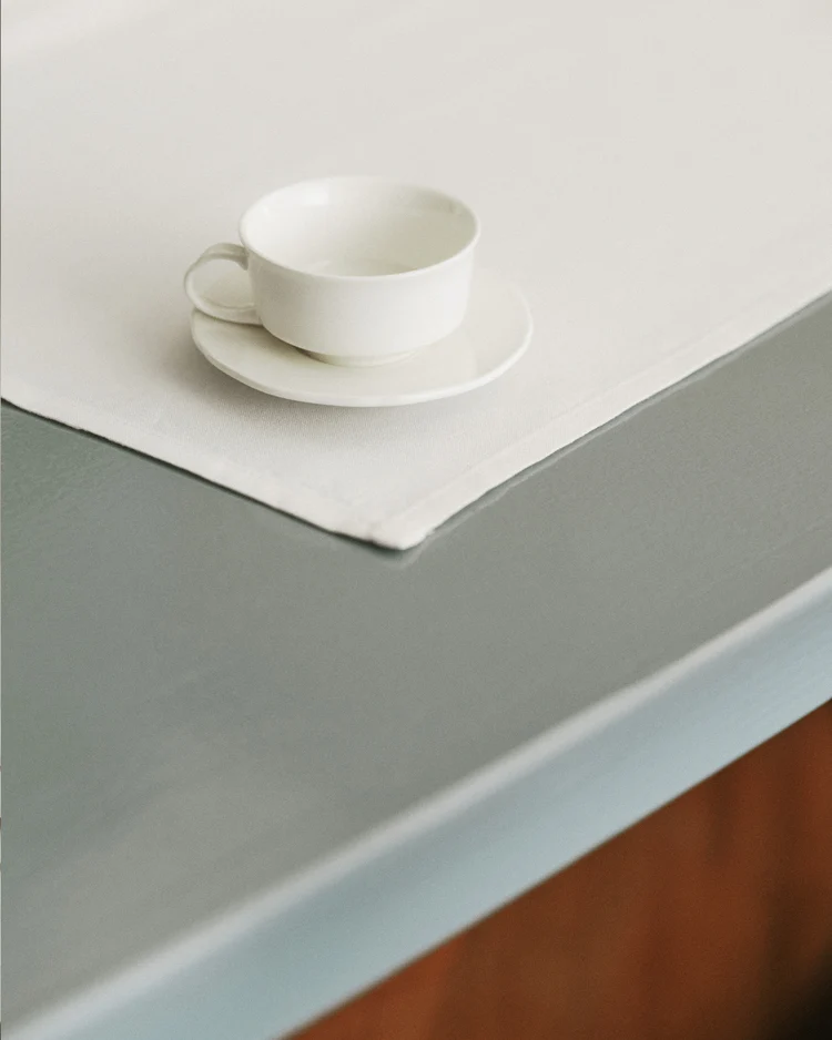 Bordje voor Espressokop Silhouette D10,3 H0,92 cm Wit