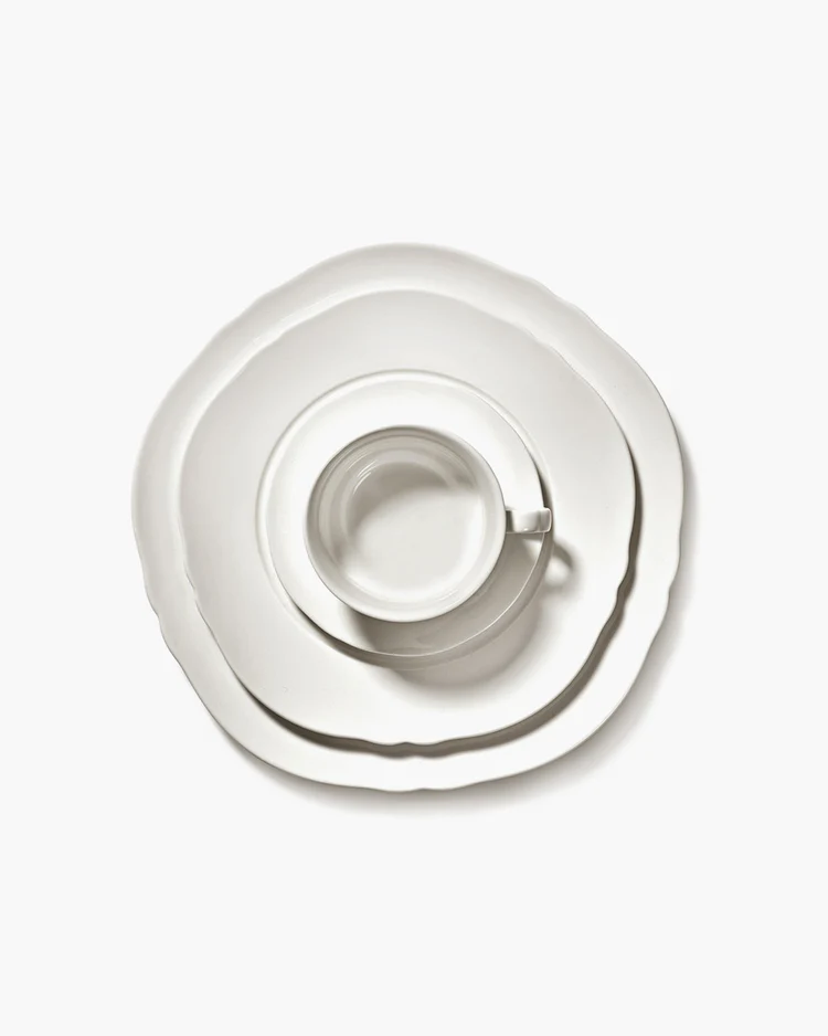 Espressokopje Silhouette L8,8 B7,4 H3,9 cm Wit