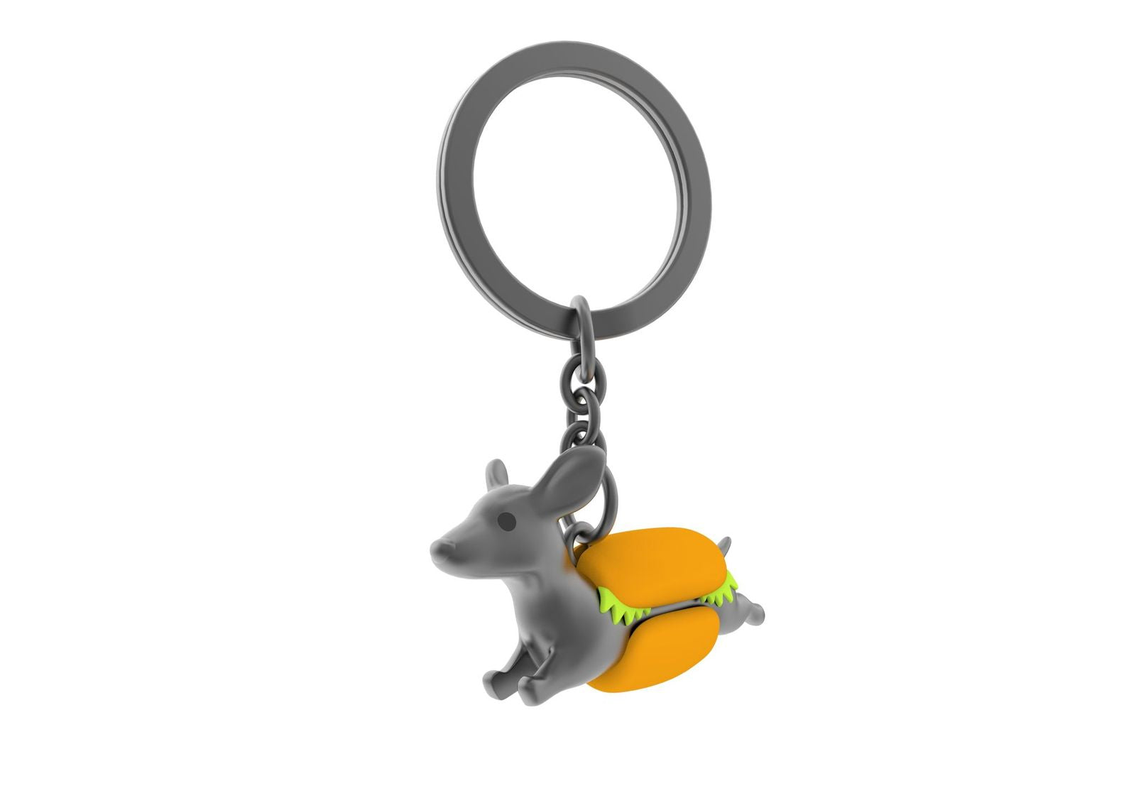 Sleutelhanger Animal Collection Teckel Hot Dog