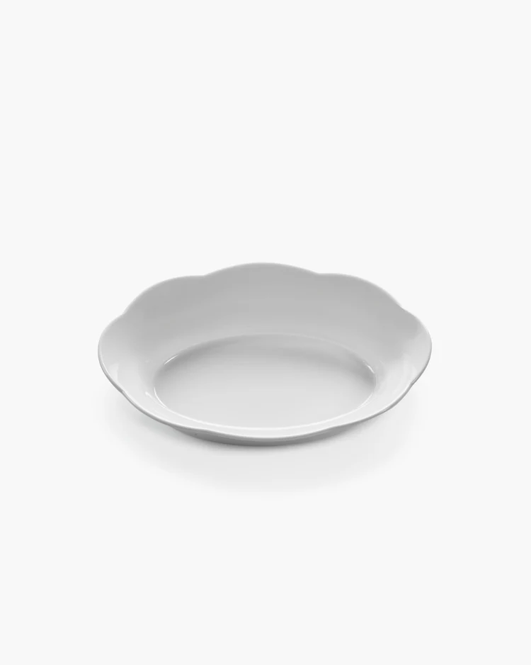 Serveerkom Silhouette Ovaal M L27,2 B18,9 H6 cm Wit