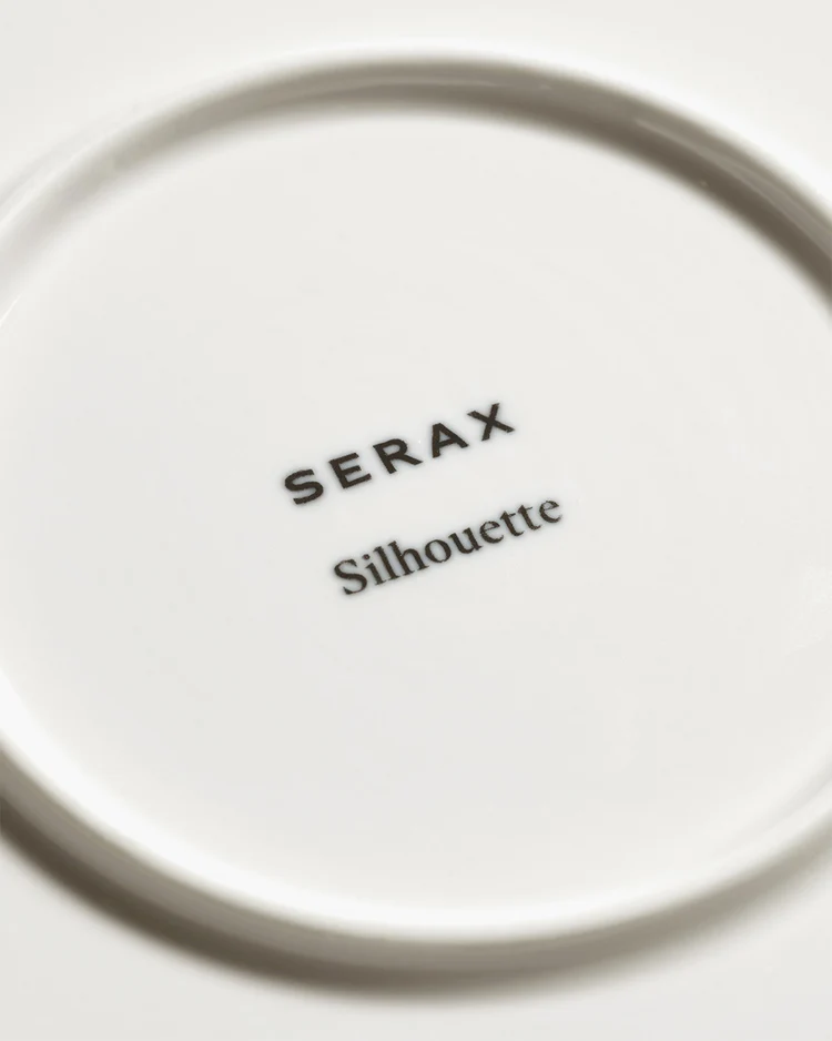Bord Silhouette M D23,5 H1,5 cm Wit