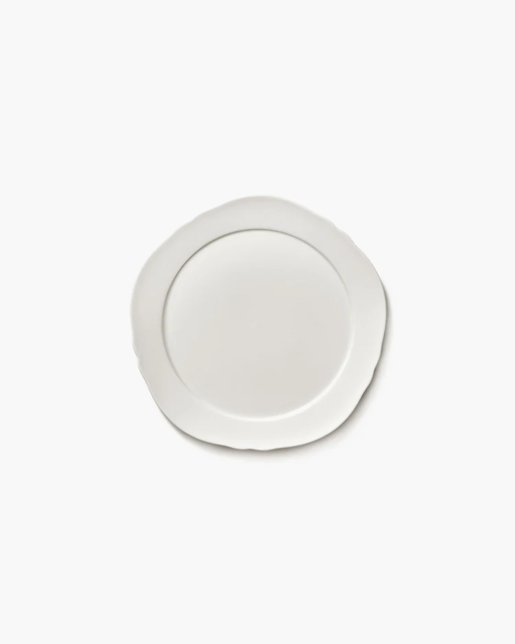 Bord Silhouette M D23,5 H1,5 cm Wit
