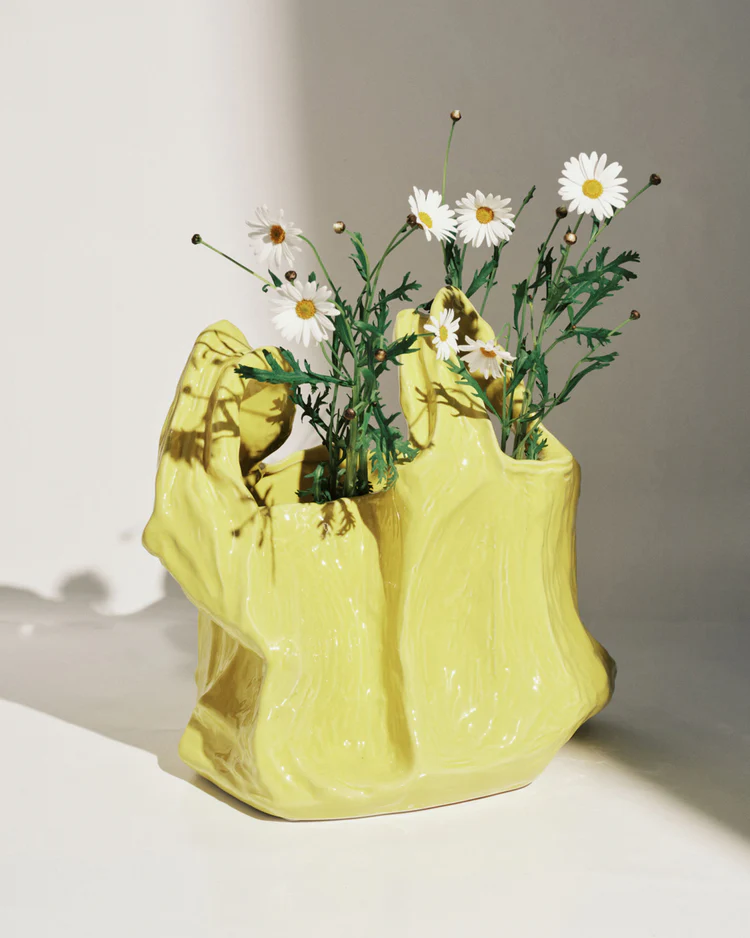 Vaas Gala S L36 B26 H33 cm Geel