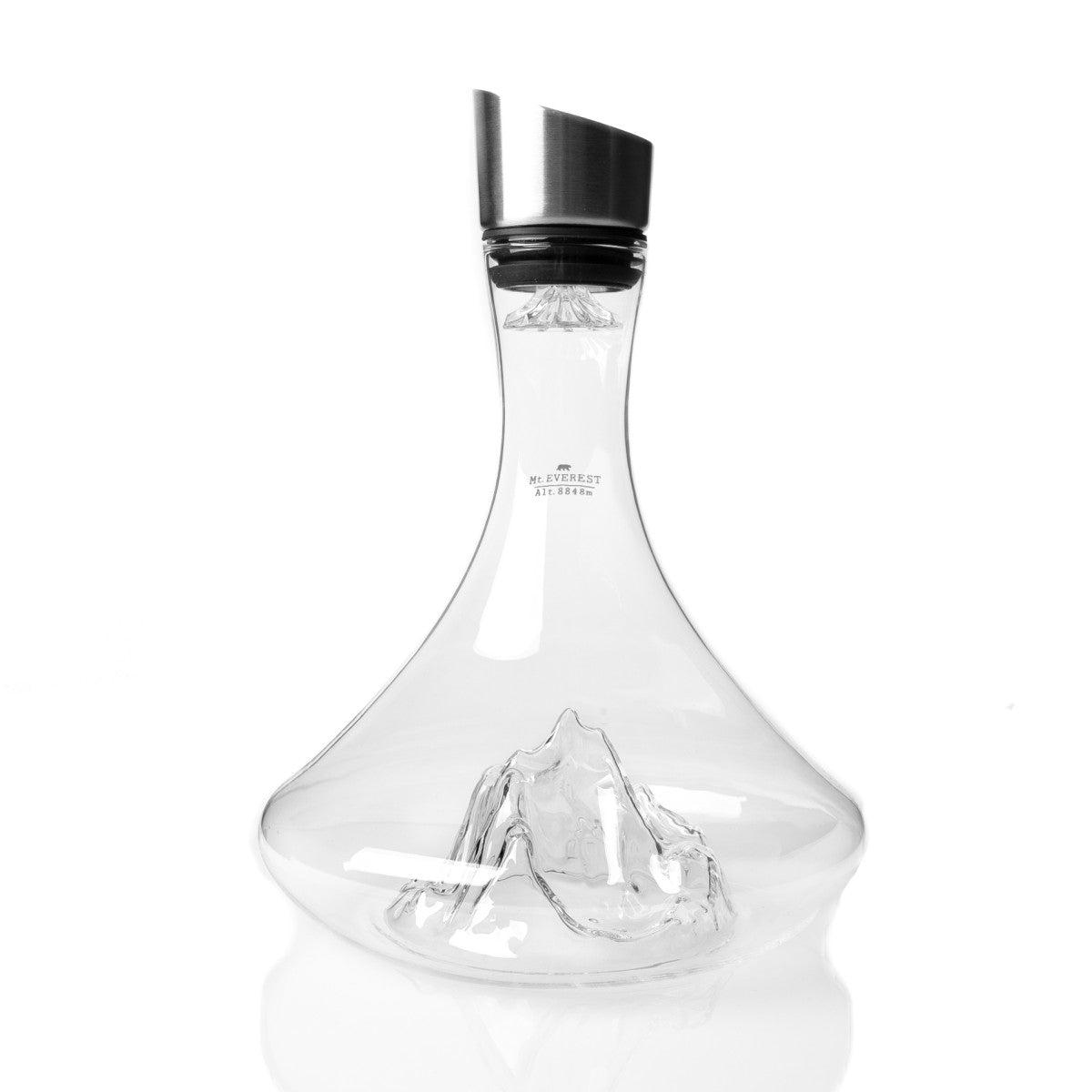 Karaf Wijn Decanter Topographic Mount Everest