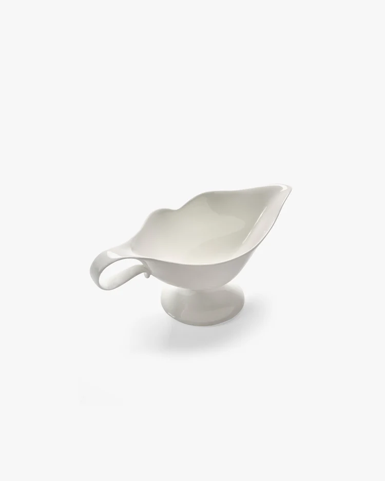 Sauskom Lips Gravy Boat L20 B7,5 H8,5 cm Wit